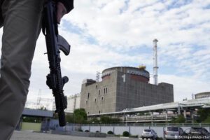 Vigilancia en la planta nuclear de Zaporiyia