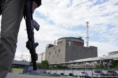 Vigilancia en la planta nuclear de Zaporiyia