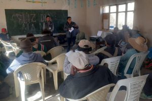 Actualización Cartográfica Estadística en Oruro