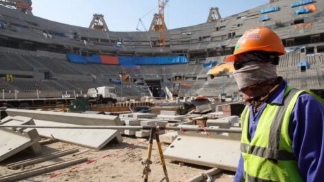 Trabajadores migrantes en Qatar
