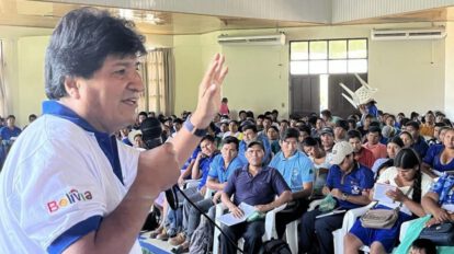 Evo Morales llama traidores a quienes apoyaron la Ley del Censo