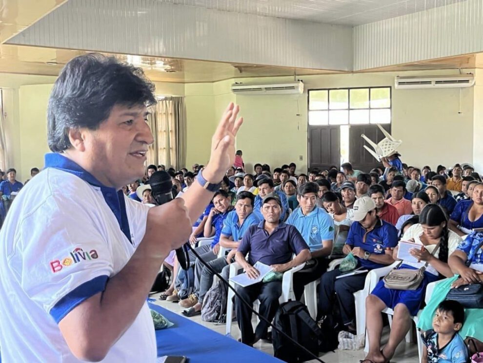 Evo Morales llama traidores a quienes apoyaron la Ley del Censo