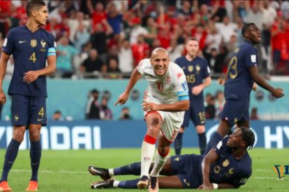 Francia derrota Túnez en la Copa Mundial de Fútbol Qatar 2022
