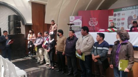 Consejo Municipal de Seguridad Ciudadana en Oruro