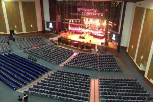 Inspección al Teatro Internacional Oruro para el Festival Nacional de la Canción Boliviana