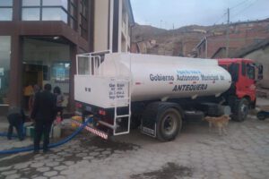 Agua potable en Antequera mediante cisterna