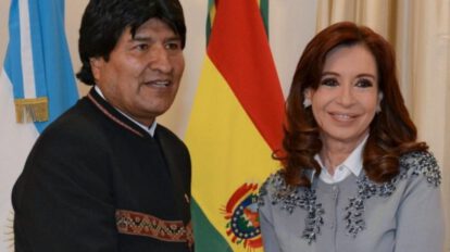 Evo Morales apoya a Cristina Fernández en su juicio político