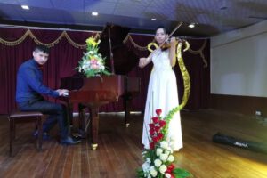Recital de graduación de Fernanda y Abel en el Instituto de Formación Artística