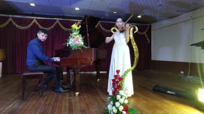 Recital de graduación de Fernanda y Abel en el Instituto de Formación Artística