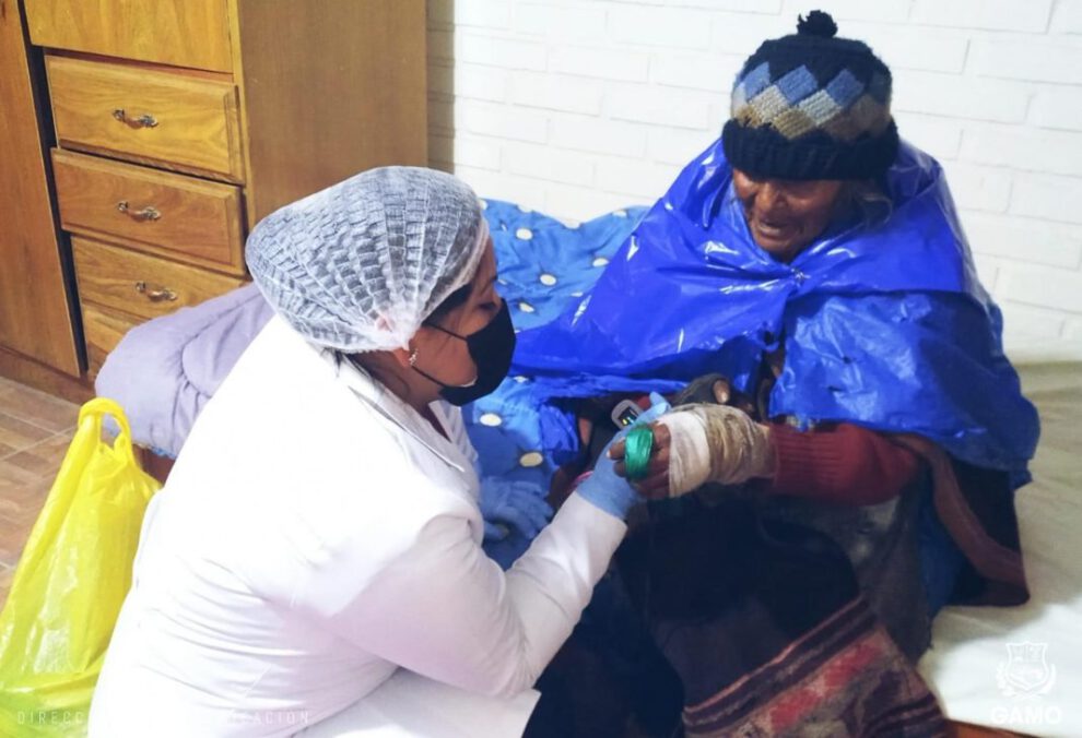 Anciana se encuentra refugiada en la Casa del Adulto Mayor