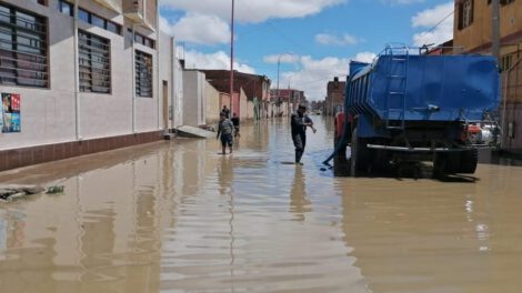 Plan de contingencia por temporada de lluvias en Oruro