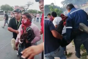 Comerciantes heridos en Santa Cruz
