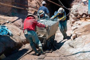Mineros en Potosí