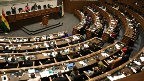 Ley del PGE 2023 en la Asamblea Legislativa Plurinacional