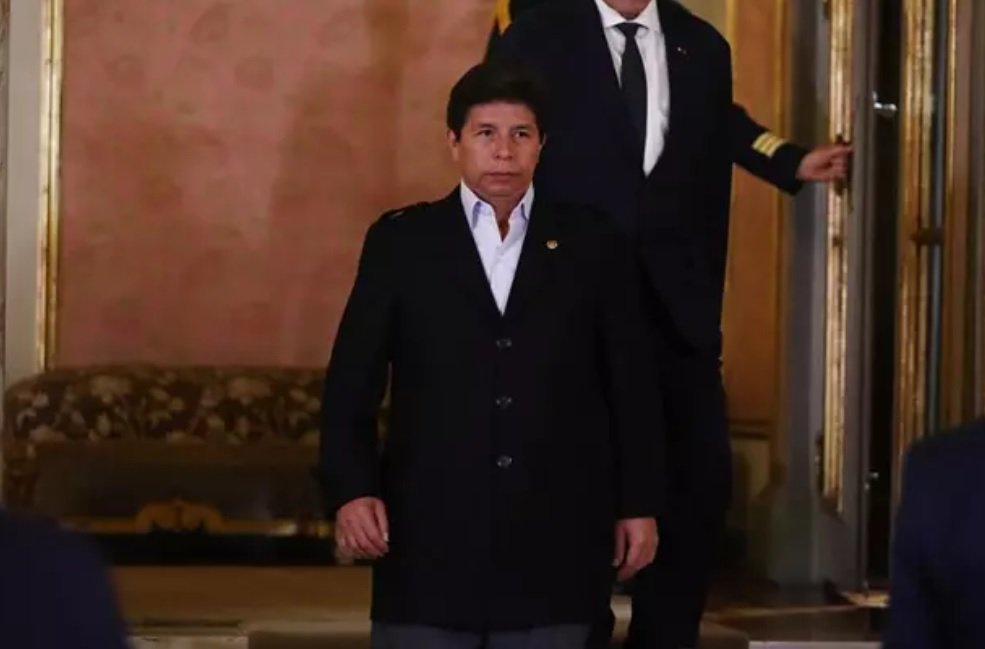 Pedro Castillo en el contexto del juicio por su intento de golpe en Perú