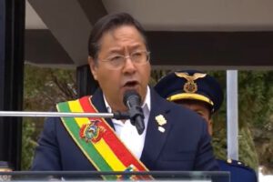 Intentos de dividir al país en el discurso de Luis Arce