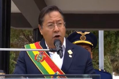Intentos de dividir al país en el discurso de Luis Arce