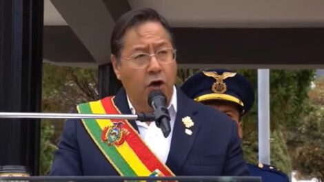Intentos de dividir al país en el discurso de Luis Arce