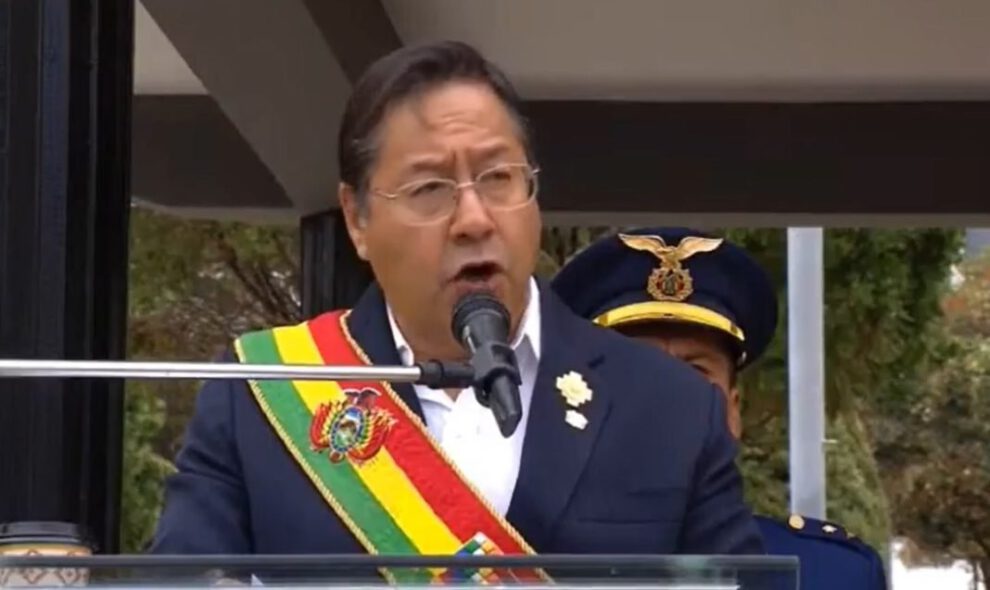 Intentos de dividir al país en el discurso de Luis Arce