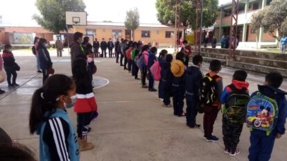 Estudiantes matriculados en Oruro en el año escolar 2022