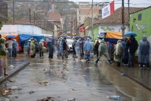 Intensas lluvias en Bolivia según Senamhi