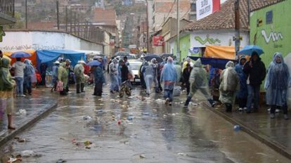 Intensas lluvias en Bolivia según Senamhi