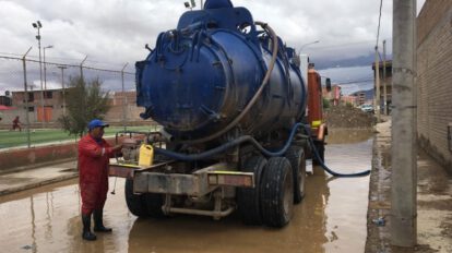 Contingencia por inundaciones en Oruro
