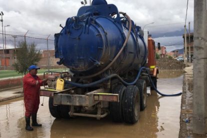 Contingencia por inundaciones en Oruro