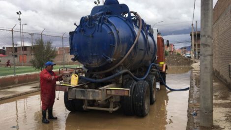 Contingencia por inundaciones en Oruro