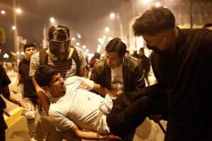 Protestas en Perú tras la destitución de Castillo