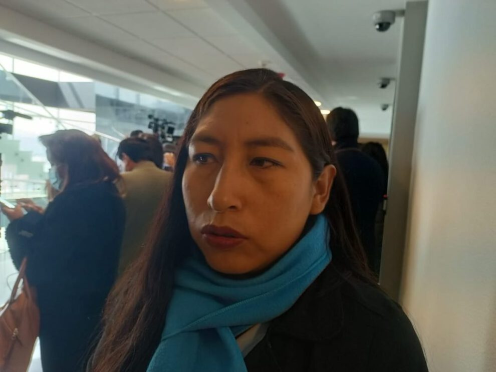 La diputada Olivia Guachalla Yupanqui discute sobre el PGE 2023