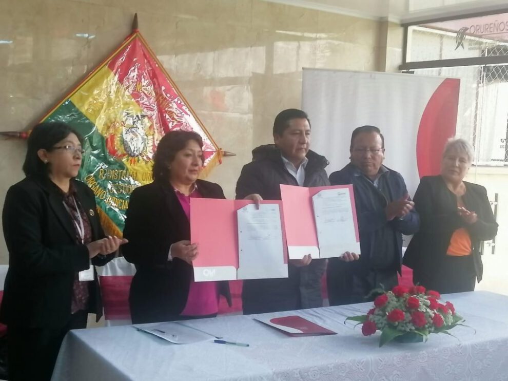 Oficinas registrales de Derechos Reales en Oruro