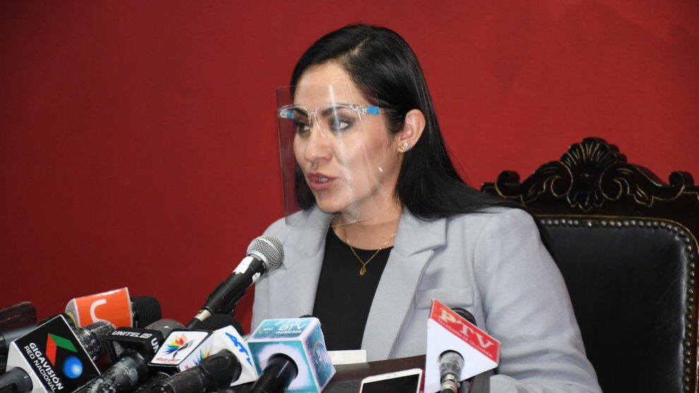 Samantha Nogales denuncia a Huanca por insultos en la Cámara de Diputados