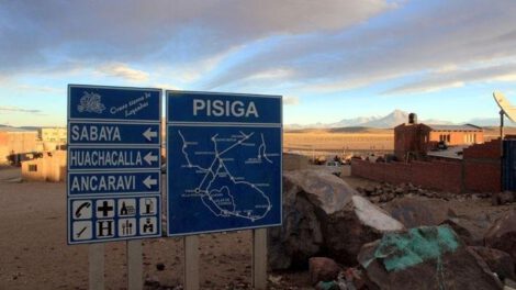 Pisiga alcantarillado agua