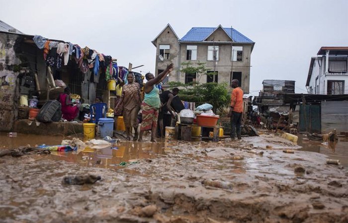 Lluvias torrenciales en Congo