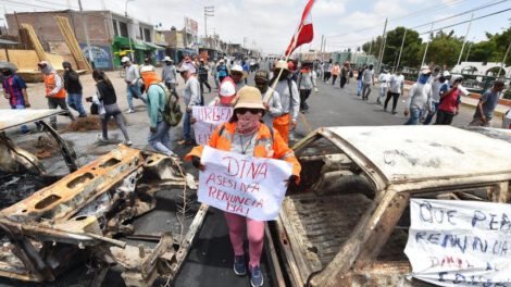 Protestas en Perú y estado de emergencia