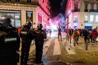 Arrestos en Francia por protestas luego del Mundial