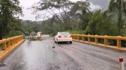 Cierre ruta Santa Cruz Cochabamba debido a lluvias y deslizamientos