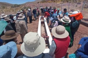 Sistema de alcantarillado en Belén de Choquecota