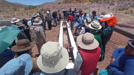 Sistema de alcantarillado en Belén de Choquecota