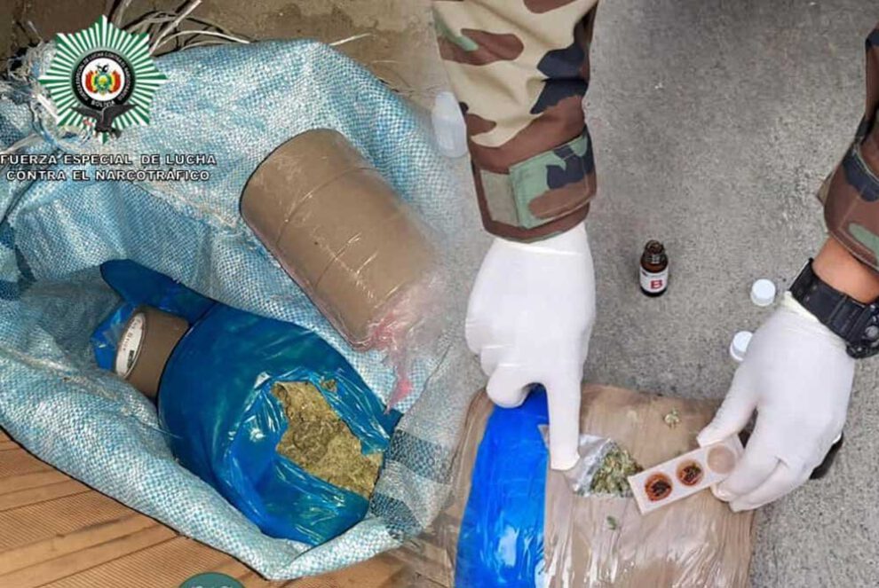 Cochabamba Felcn secuestra más de media tonelada de droga