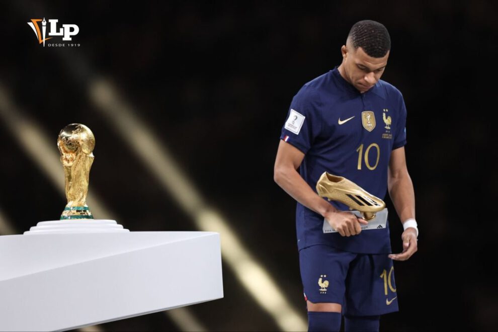 Kylian Mbappé tras perder la final del Mundial