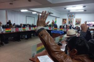 División interna del MAS en la Brigada Parlamentaria de Oruro