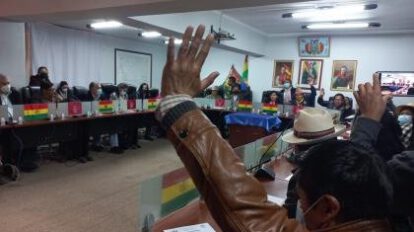 División interna del MAS en la Brigada Parlamentaria de Oruro