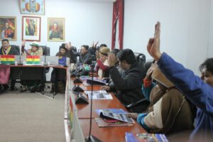 Pacto con CC en la Brigada Parlamentaria en Oruro