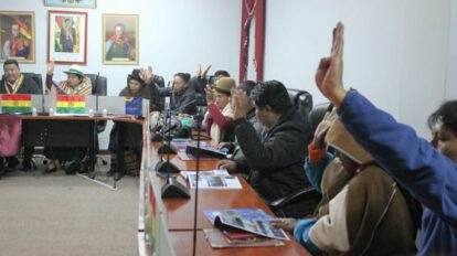 Pacto con CC en la Brigada Parlamentaria en Oruro