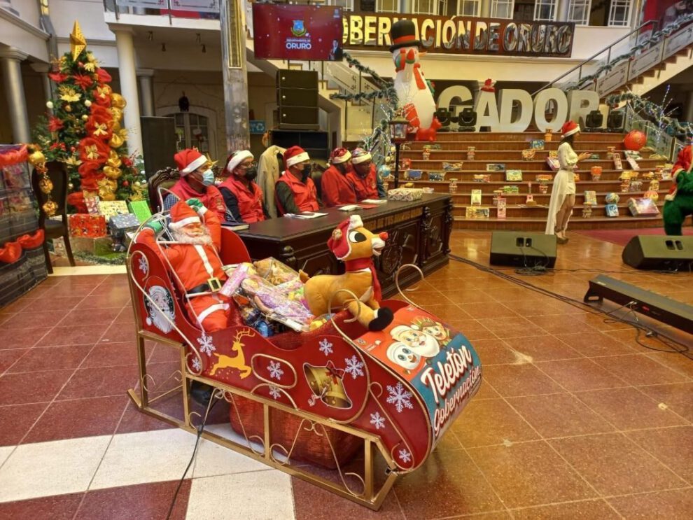 Teletón 2022 para recolectar juguetes en Oruro