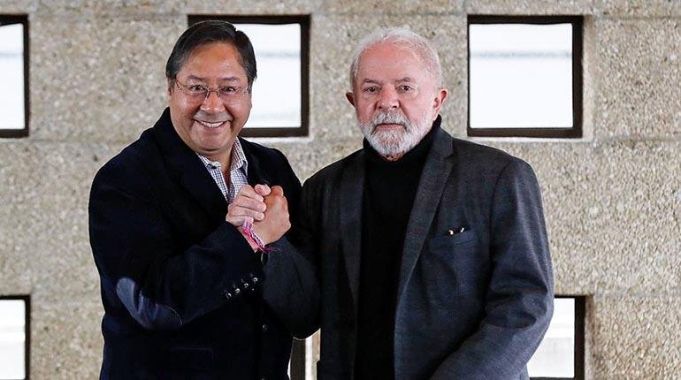 posesión de Lula en Brasil con Luis Arce