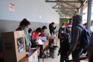 Actualización de recintos electorales en Oruro