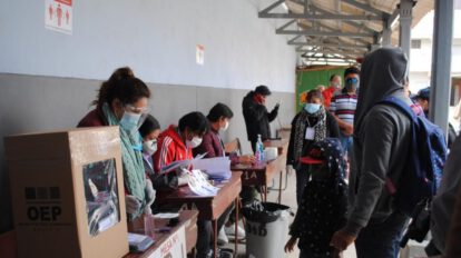 Actualización de recintos electorales en Oruro
